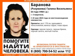 Пенсионерку с желтым платком разыскивают на Ставрополье