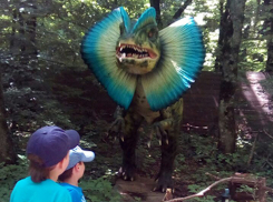 Пациенты  ставропольской психиатрической больницы увидели динозавров в Ставрополе