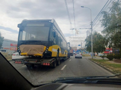 Местные жители заметили в Ставрополе новый троллейбус