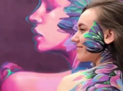 В Ставрополе «ожила» девушка с граффити 