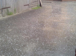 Град снова прошел в нескольких районах Ставрополя