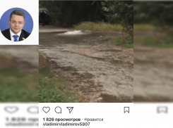 «Лайк» под видео с растекшейся канализацией появился со страницы губернатора Ставрополья в Инстаграме