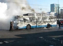 Троллейбус горел в юго-западном районе Ставрополя