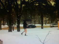 Гулявший в маске и семейных трусах ставрополец попал на видео