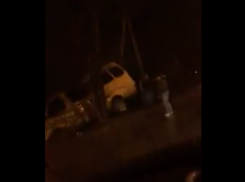 Вылетевшая в кювет маршрутка в Ставрополе попала на видео