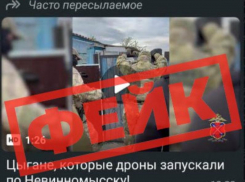 Запуск цыганами дронов в Невинномысске и их задержание назвали фейком