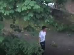 Процесс закладки наркотиков в кустах снял на видео очевидец в Пятигорске