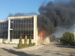 Пожар в новом здании произошел в Ставрополе