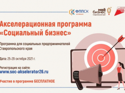На Ставрополье пройдет акселерационная программа «Социальный бизнес»