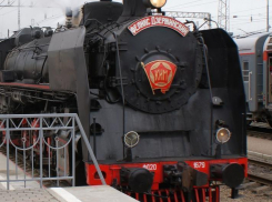 Ретро-поезд «Победы» приехал в Минеральные Воды