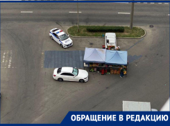 В Ставрополе торговцы внагляк закрасили пешеходный переход: что им за это будет 