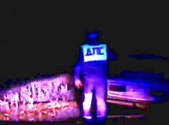 Захватывающая ночная погоня и задержание пьяного водителя на Ставрополье попали на видео