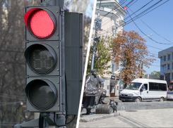 Более ста проездов на красный зафиксировали за неделю автоинспекторы Ставрополя на сложном перекрестке