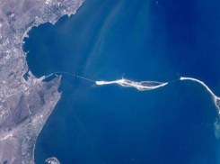 Снимок Керченского моста из космоса сделал ставропольский космонавт Олег Скрипочка