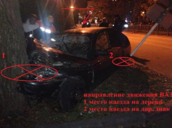 Пьяная студентка без прав на чужом авто отправила пассажирку в кому, врезавшись в дерево в центре Ставрополя