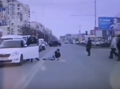 Избиение пешехода на «зебре» в Ставрополе попало на видео