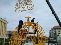 Новый арт-объект появился на Александровской площади в Ставрополе 