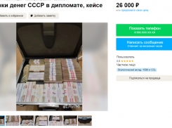 Кейс с банкнотами СССР предлагают купить жителям Ставрополя 