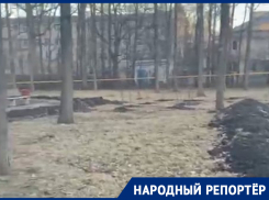 Перекопанная земля и поврежденные деревья в Дубовой роще снова возмутили жителей Ставрополя