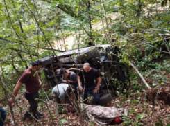 Автобус со ставропольцами съехал с дороги в горах Абхазии