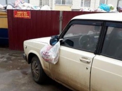 Класть пакеты с мусором на машины автохамов призвали коммунальщики Ставрополя