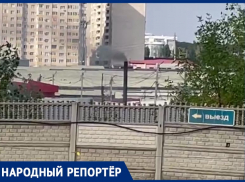 Черный дым отравляет воздух жителям Ставрополя