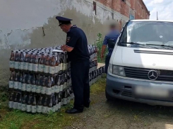 Около 1,5 тонны контрафактного пива вез ставрополец в фургоне и попался