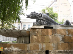В центр Ставрополя начали возвращать скульптуры скандальных «Дельфинов» — вернулись рыба и три чаши