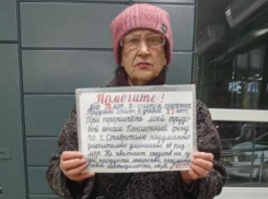 «Надуманно уменьшили пенсию»: педагог вынуждена просить милостыню в супермаркете Ставрополя