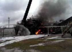 На нефтезаводе в Ставропольском крае произошел пожар