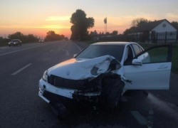 Дорогие иномарки столкнулись на трассе Лермонтов-Черкесск