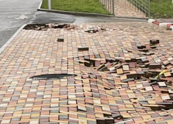 В Ставрополе отремонтированную за 46 миллионов рублей улицу Мичурина смыло водой