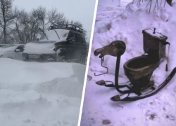 «Санки-сранки» и тонна осадков за рубль: предприимчивые ставропольцы решили озолотиться на снегопаде 