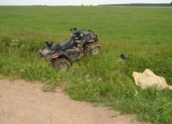 В Ставрополе угнавший квадроцикл парень попал на нем в ДТП