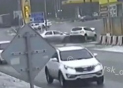 Лобовое столкновение двух иномарок под Пятигорском попало на видео