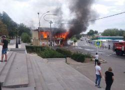 Магазин фейерверков горел в Ставропольском крае