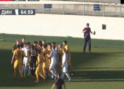 Ставропольские динамовцы доказывали свою правоту на поле в Махачкале с помощью кулаков