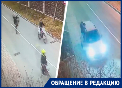 Безнаказанные лихачи на питбайках гоняют как на мототрассе по дорогам Зеленой Рощи в Ставрополе