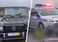 «Гелендваген» под Минводами насмерть сбил инспектора и водителя остановленной машины