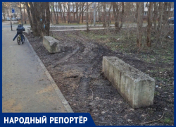 Уборочная техника «наследила» на тропе здоровья в Ставрополе