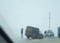 Двойное ДТП с оторванным колесом произошло на трассе «Изобильный-Ставрополь»