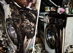 Стирка обернулась пожаром и травмами ребенка в Ессентуках