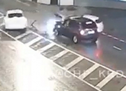 Появилось видео серьёзной аварии с участием ставропольца в Сочи 