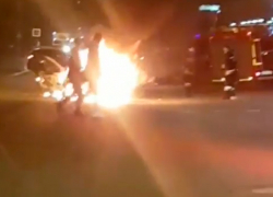 Таксист «перетопил» свой автомобиль в Пятигорске