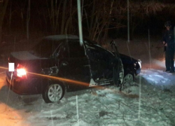 Водитель "Лады-Приоры" летел на всей скорости и опрокинулся в кювет на трассе Ставрополья