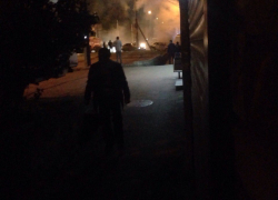 На перекрестке Пушкина-Тельмана машина загорелась в результате ДТП