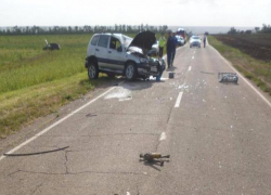 Обгон нарушителем на "Приоре" закончился гибелью водителя "Нивы"﻿ на трассе Ставрополья