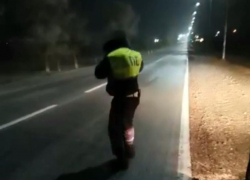 В Буденновском районе из-за гололеда ограничили движение на федеральной трассе