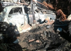 Сильные ожоги получили женщины и двое маленьких детей из-за взрыва машины в гараже на Ставрополье