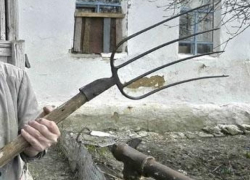 В попытке заполучить чужие автомобили покупатель заколол вилами двоих и зарубил топором третьего продавца на Ставрополье